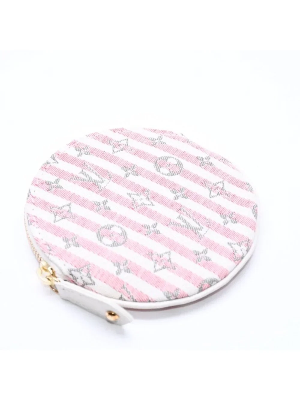 Louis Vuitton Monogram Mini Orchid Croisette Porte Monnaie Rond Coin Purse Case